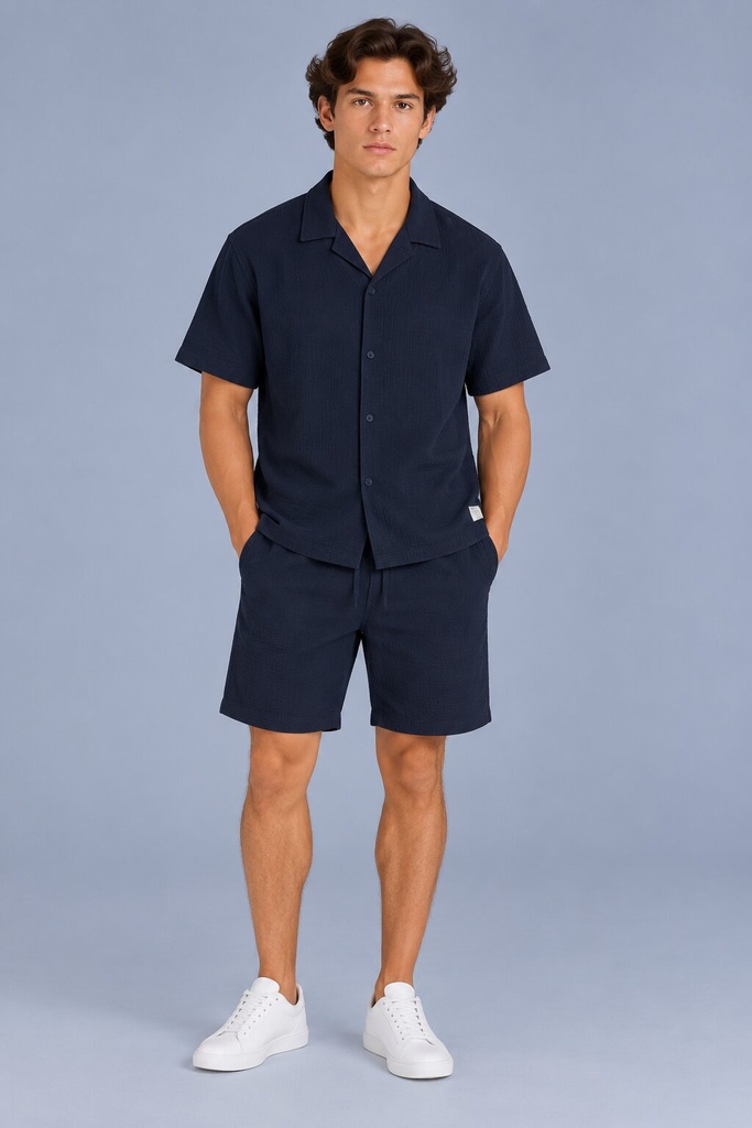 Toscana Woven Shorts, Dark Blue