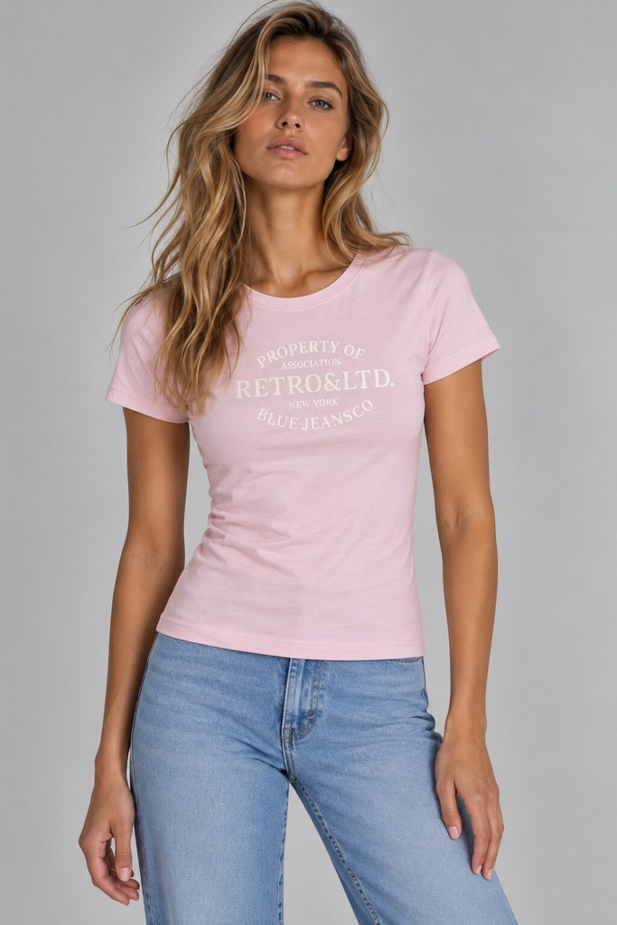 Esther T-Shirt, Light Pink