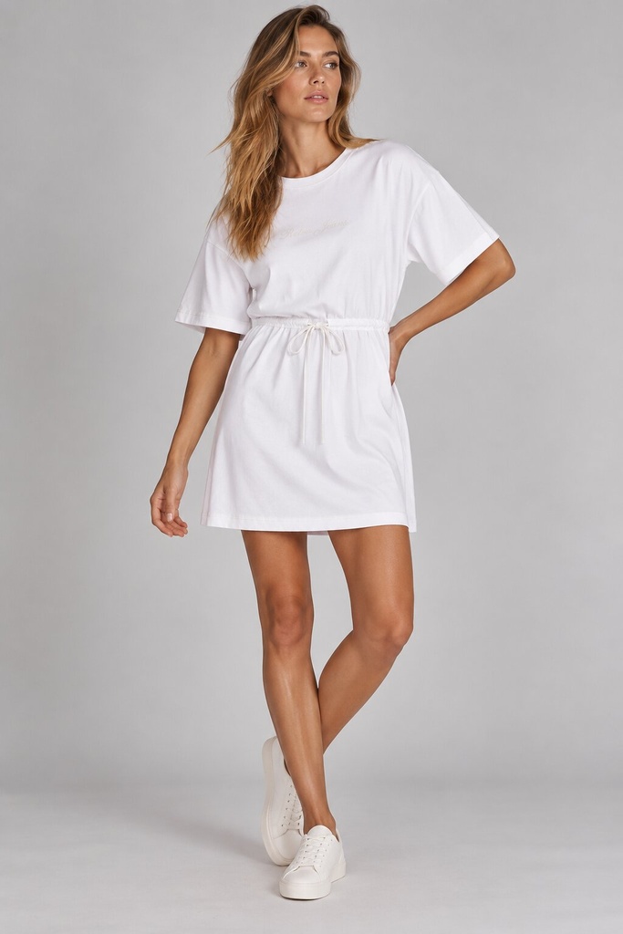 Harlow Jersey Dress, Off White