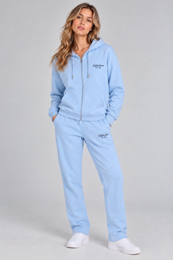 Akemi Jogging Pants, Light Blue