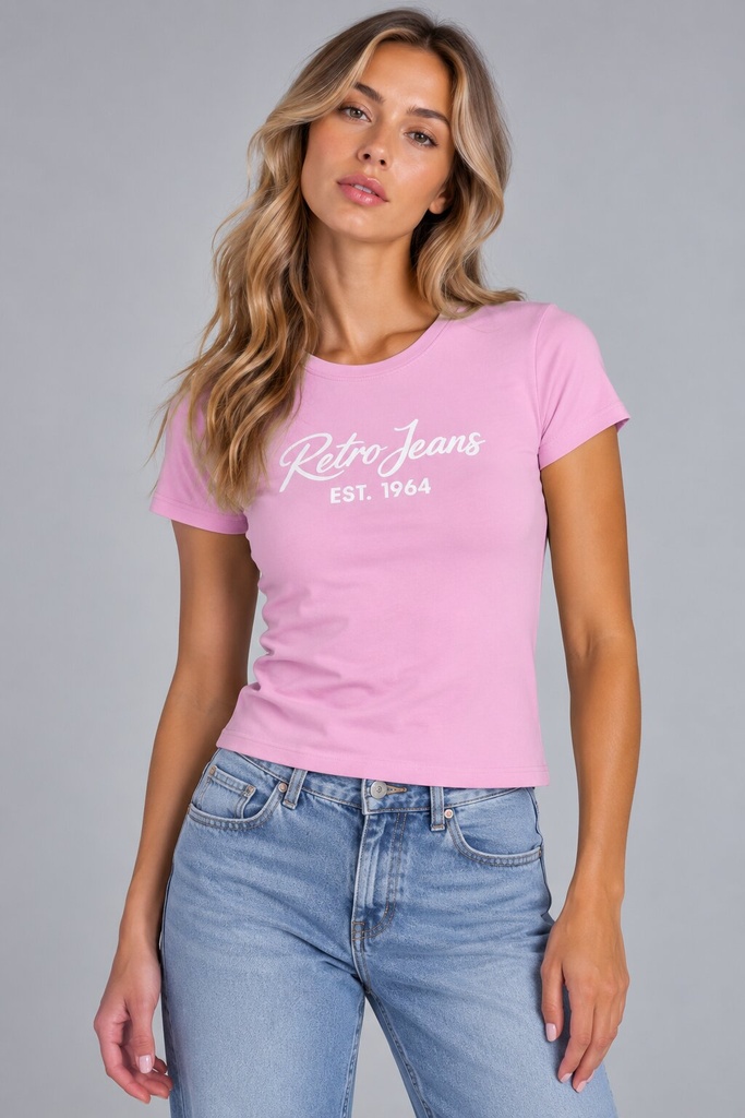 Akemi T-Shirt, Light Pink