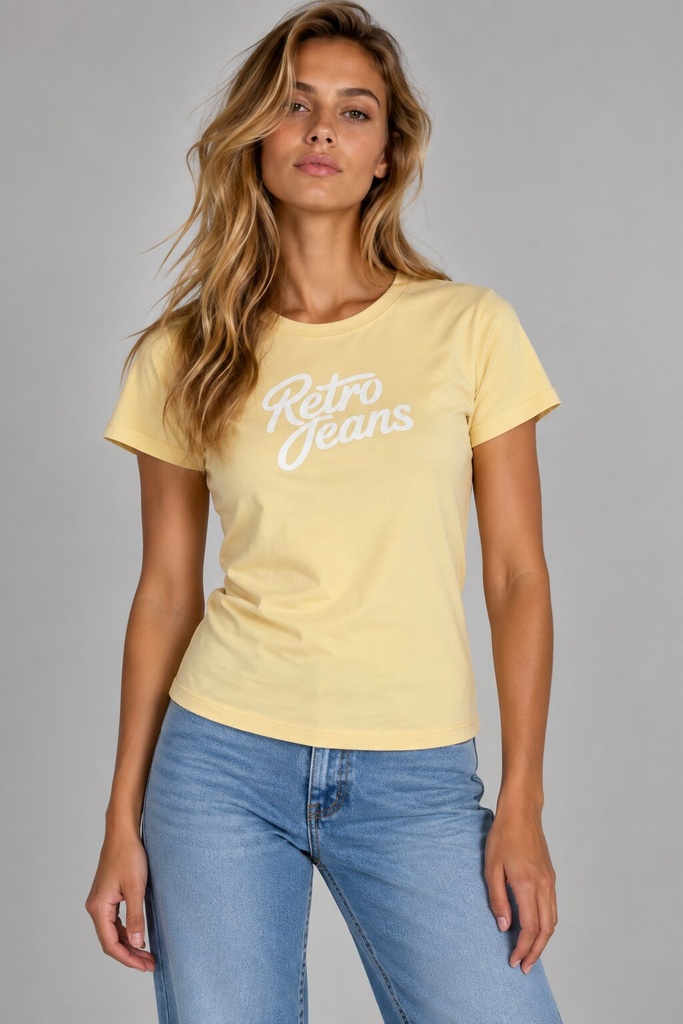 Koral T-Shirt, Yellow