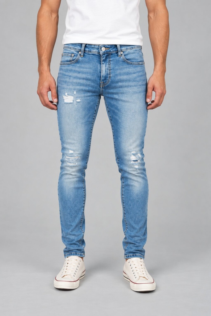 Stud Denim Pants, W0251