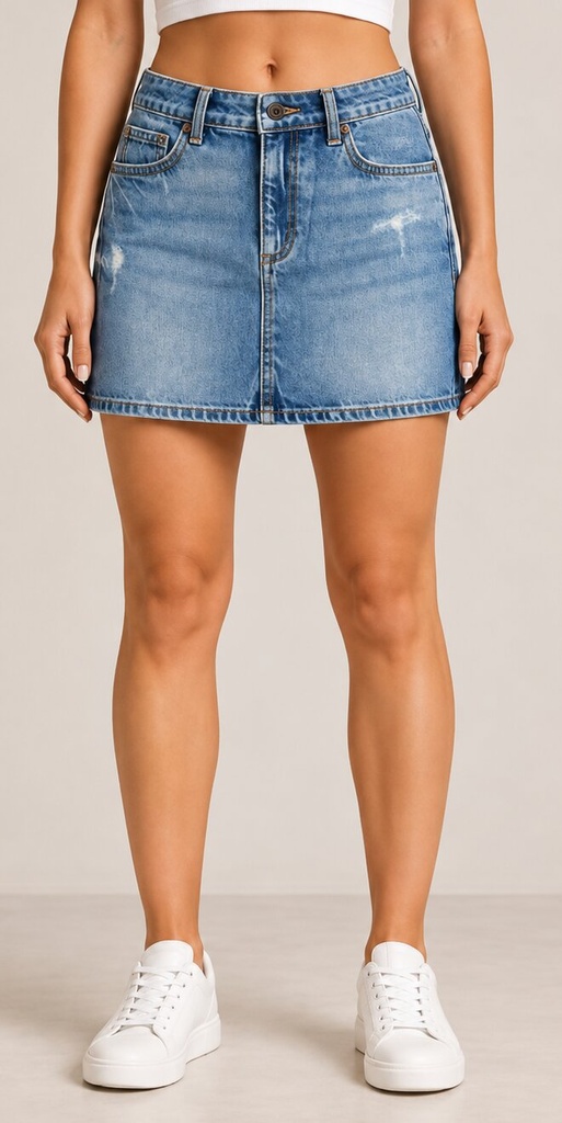 Madison Denim Skirt, W0227