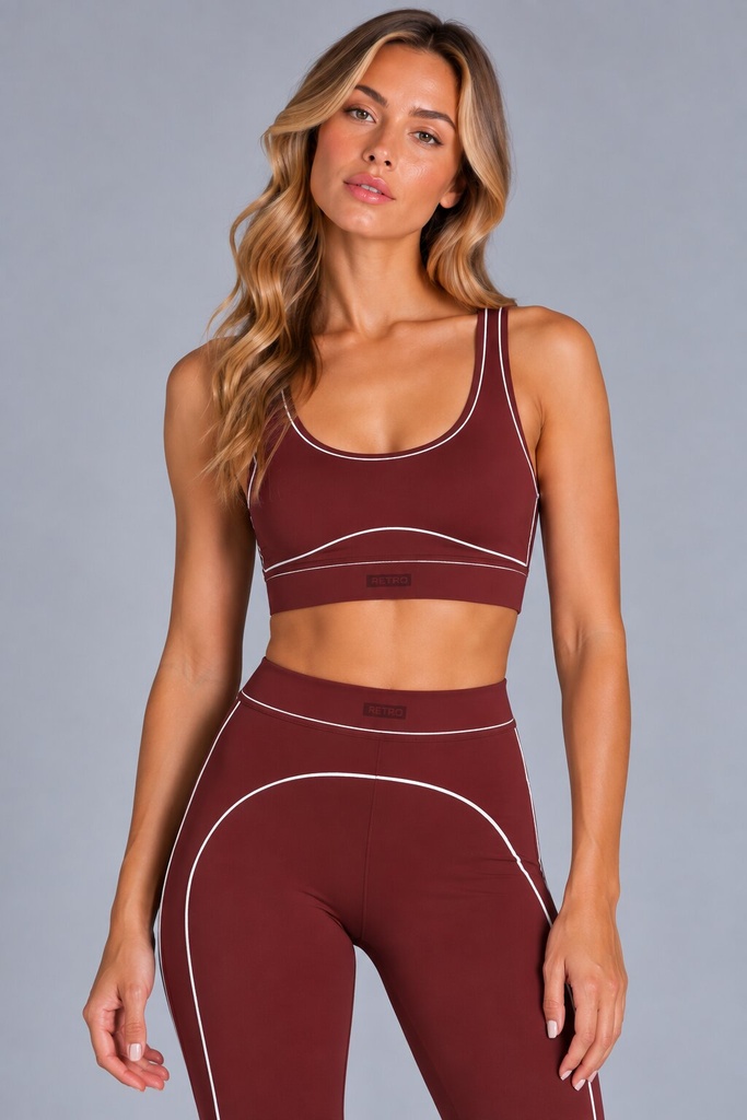 Yoga Bra, Bordeaux