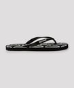 Surfboard 22 Print Flip-Flops, Black