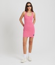 Bellarose Mini Jersey Dress, Fuxia