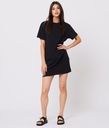 Lottie T-shirt Jersey Dress, Black