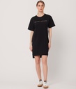 Gwen T-shirt Jersey Dress, Black