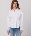 Carina Oversize Blouse, White