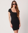 Amara Jersey Dress, Black