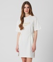 Leona Tunic Jersey Dress, Off White