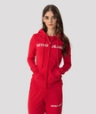 Olivia Zip Out Jogging Top, Red