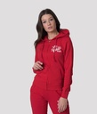 Anna Zip Out Jogging Top, Red