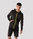 Montreal Zip Up Jogging Top, Black
