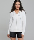 Amfora Zip Jogging Top, Off White