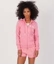Avelin Zip Jogging Top, Pink