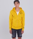 Domica Zip Up Hoodie Jogging Top, Yellow