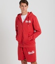 Asheville Zip Hoodie Jogging Top, Red