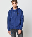 Gonzalo Zip Hoodie Jogging Top, Blue