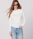 Leona Sweatshirt Jogging Top, Off White