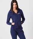 Brigitta Zip Hoodie Jogging Top, Blue
