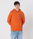 Fisto Hoodie Jogging Top, Dark Orange