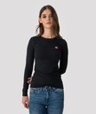 Elizabeth Long Round Long Sleeves, Black