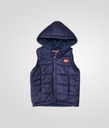 Kids Vest Puffer, Dark Blue