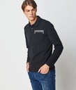 Acey Long Polo, Black