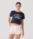 Jasmine Top, Dark Blue