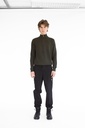 Kanan Half Zip Sweater, Dark Green
