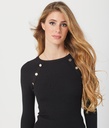 Kissa  Sweater, Black
