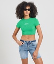 Frances Crop T-Shirt, Green