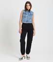 Eileen Cargo Woven Pants, Black