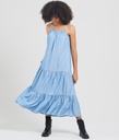 Judith Woven Dress, Light Denim