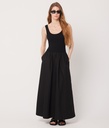 Kamilah Woven Dress, Black