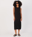 Renata Woven Dress, Anthracite
