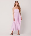 Carina Woven Dress, Fuxia Striped