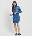 Navi Denim Dress, W0512