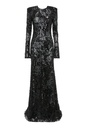 Long Sleeve Backless Dress