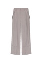 Wide Leg Turn-up Trouser
