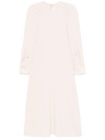 Long Sleeve Raglan Midi Dress