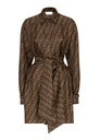 Ff Jacquard Twill Dress