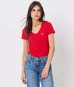RR Original W V Neck T-Shirt, Red