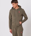 RR Original M Zip Hoodie Jogging Top, Khaki