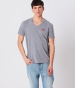 RR Original M V-neck T-Shirt, Dark Grey Melange