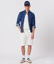 Ethan Denim Shorts, White