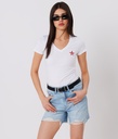 Dina V-Neck T-Shirt, White