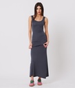 Juno Woven Dress, Anthracite